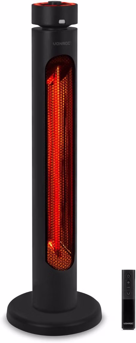 Vonroc Panarea calefactor exterior infrarrojo 2000 W