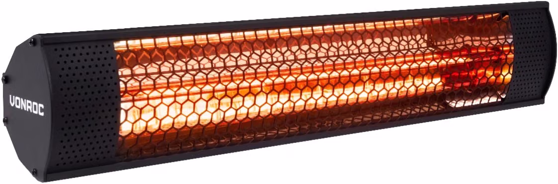 Vonroc calefactor infrarrojo de terraza 2000 W IP55