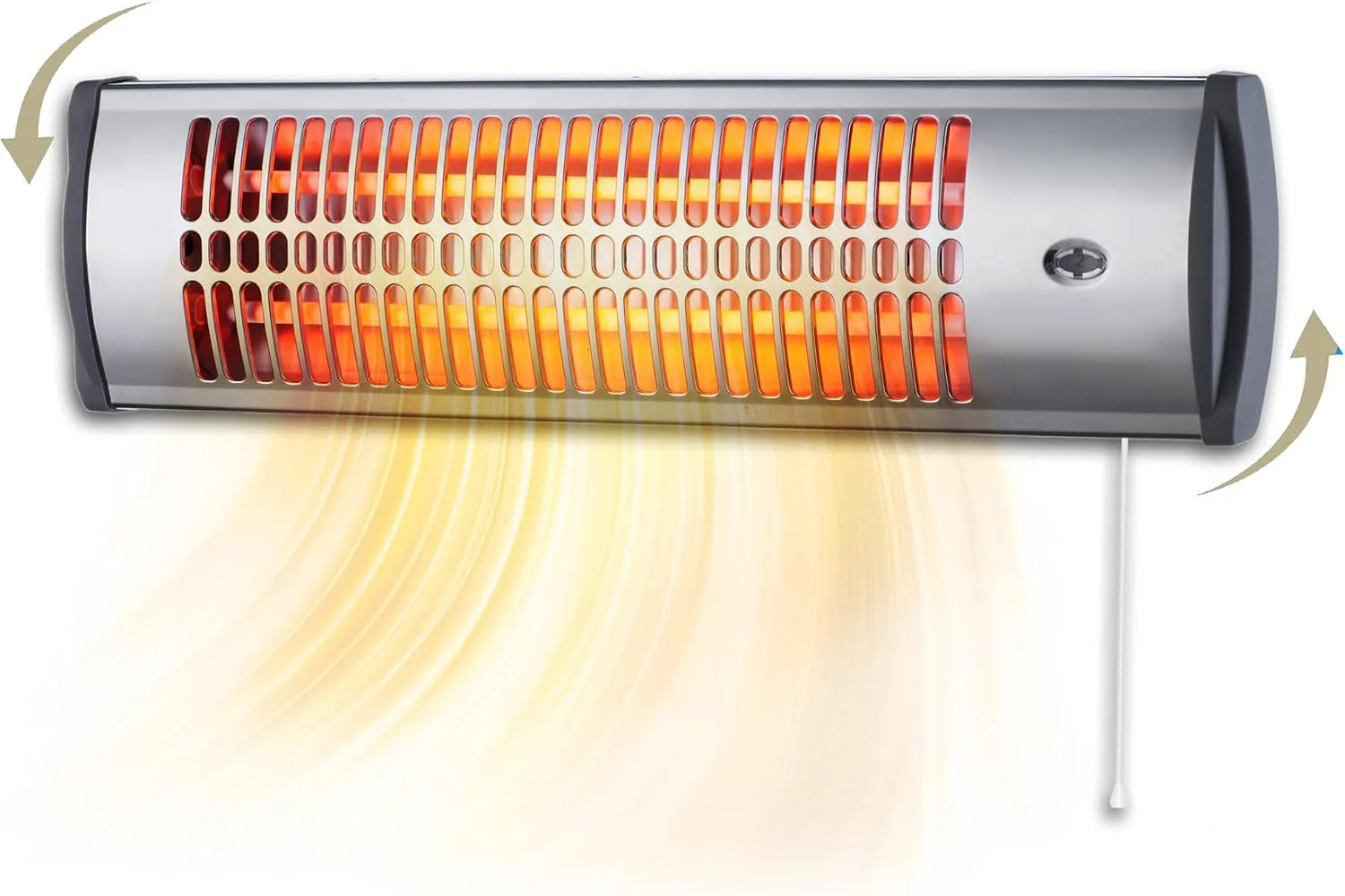 Calefactor infrarrojo de pared 1200 W para interior
