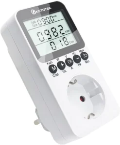 KETOTEK medidor de consumo eléctrico con pantalla LCD