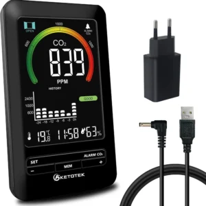 KETOTEK monitor de CO₂ para interiores
