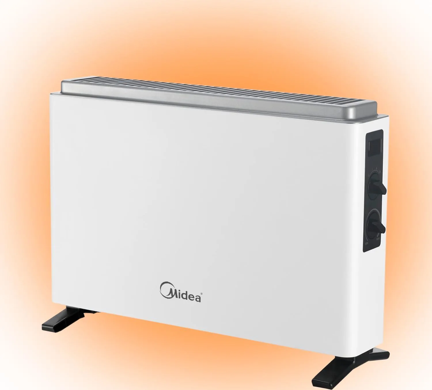 Midea convector eléctrico 2000 W con termostato y tres potencias