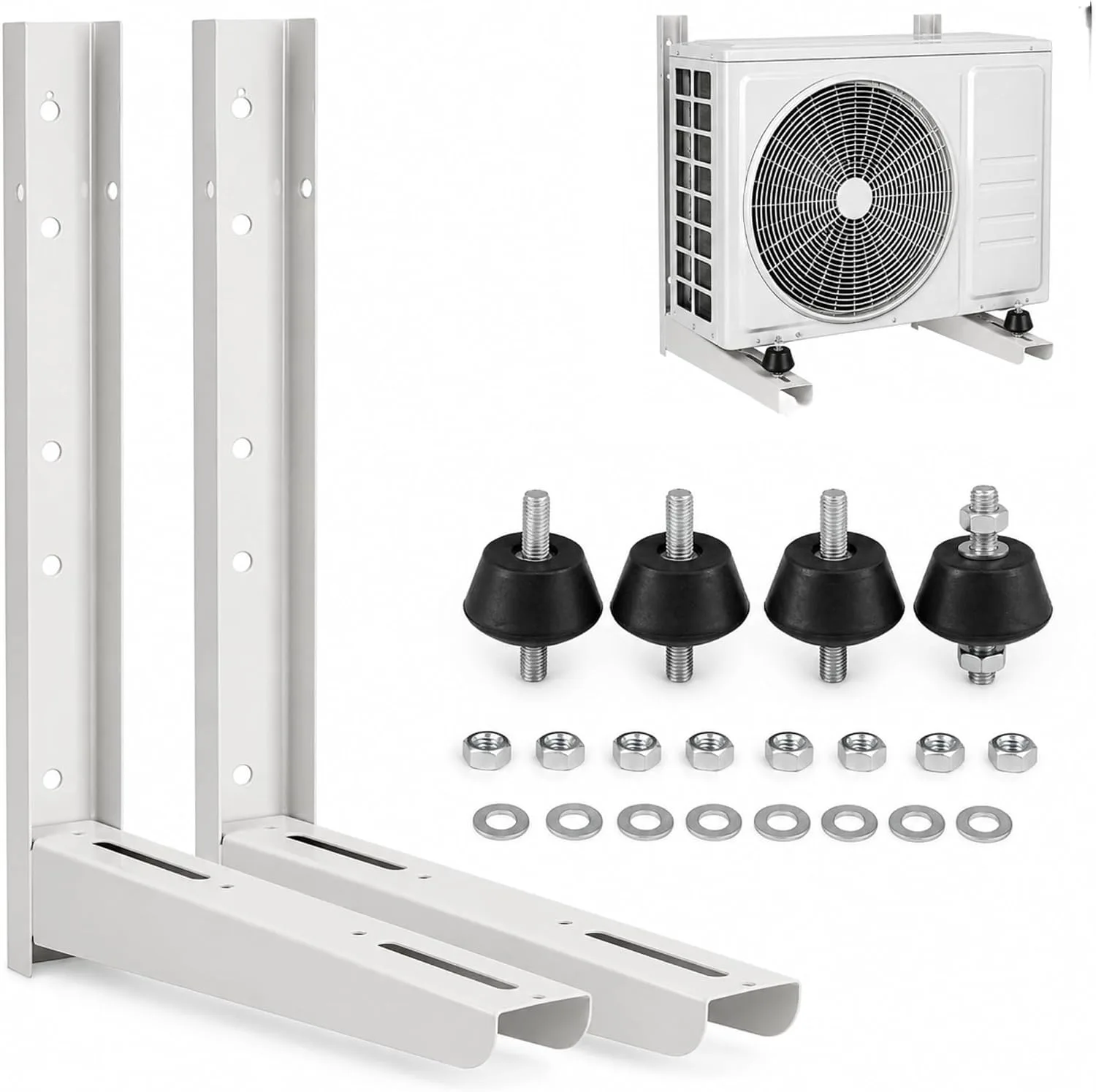 Soporte para unidad exterior 500 × 450 mm con silentblocks