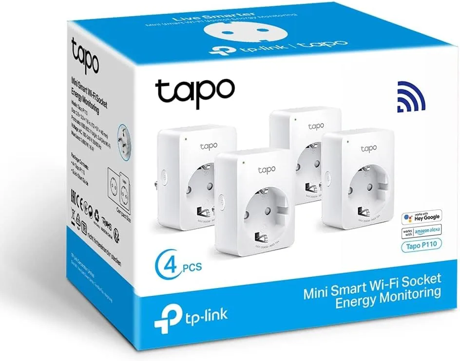 Tapo P110 enchufe inteligente · pack de 4