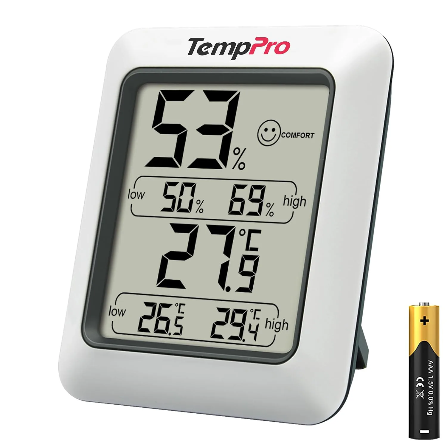 TempPro TP50 termómetro e higrómetro digital